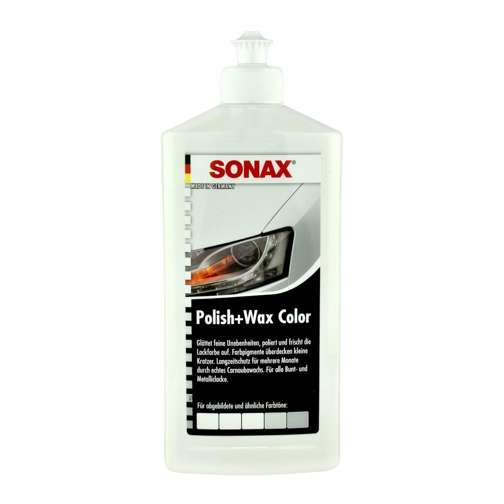 SONAX SONAX Polish&Wax wosk kolor. biały 500ml (296000) ][