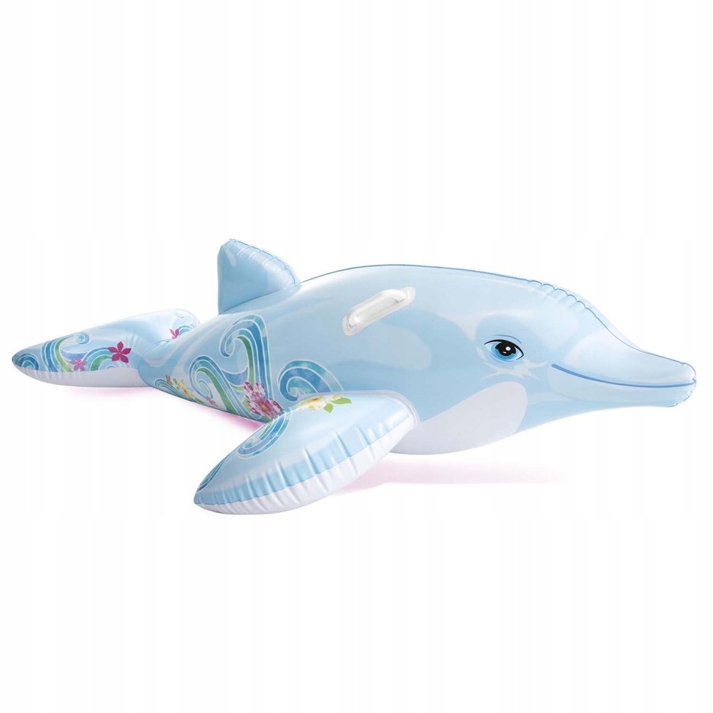 Zabawka dmuchana Delfin niebieski 175 x 66 cm INTE