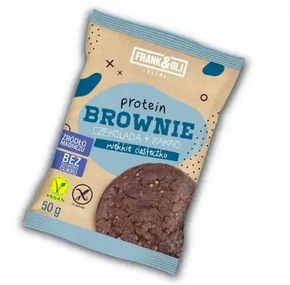 Ciastko proteinowe brownie bez cukru Frank & Oli 50 g