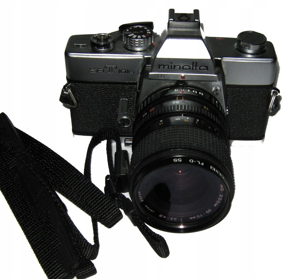 MINOLTA SRT 101B MD ZOOM 35-70mm PASEK WYPRZEDAŻ