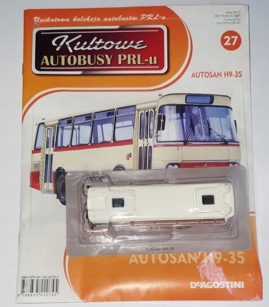 Kultowe Autobusy PRL - Autosan H9-35 - de Agostini nr 27