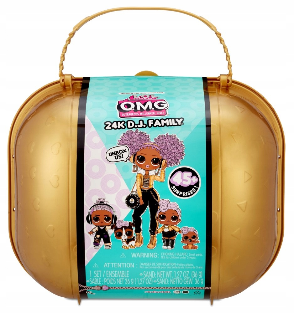 LOL SUPRISE OMG 24K DJ FAMILY 4 LALKI + ZWIERZĄTKO 11198141119