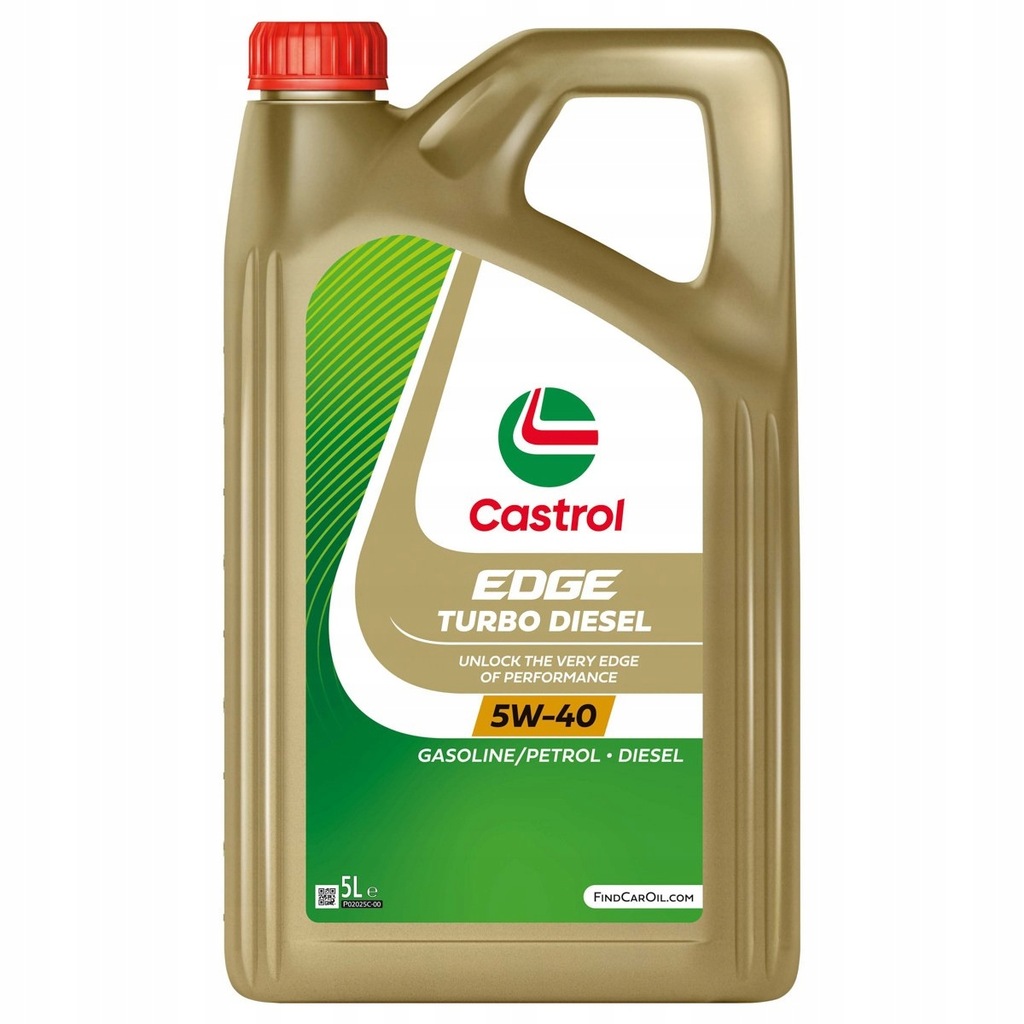 SYNTETYCZNY OLEJ CASTROL EDGE TITANIUM TURBO DIESEL POMPOWTRYSK 5W40 5L