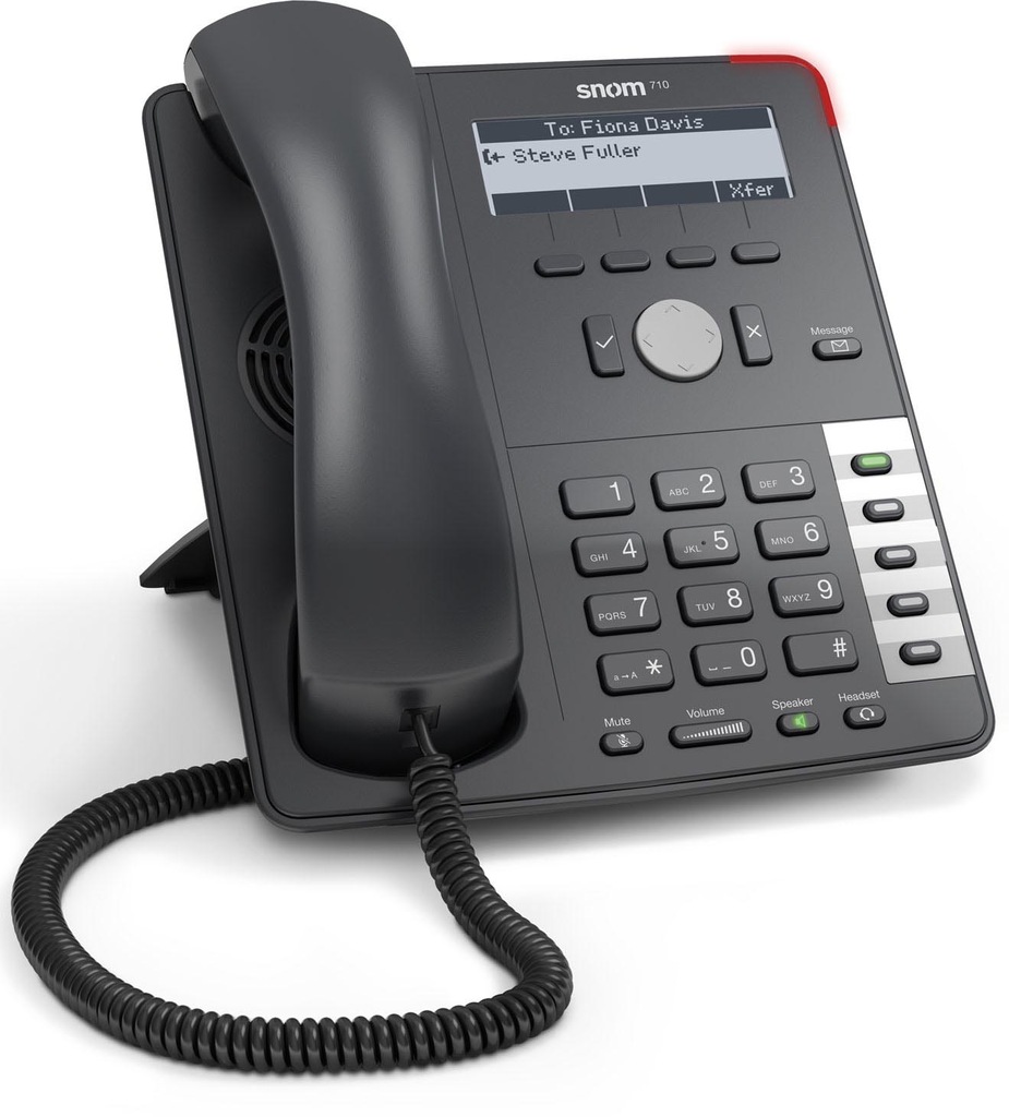 Telefon VOIP SNOM 710 4 konta SIP Dźwięk HD