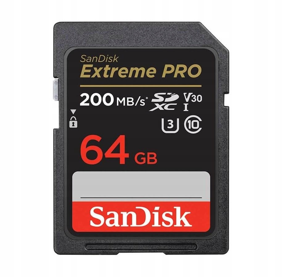 Karta pamięci SanDisk SDXC 64GB Extreme Pro 200/90MB/s