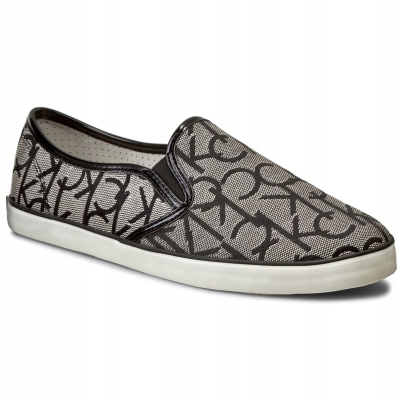 CALVIN KLEIN Raz RE9178 Granite TENISÓWKI - 35