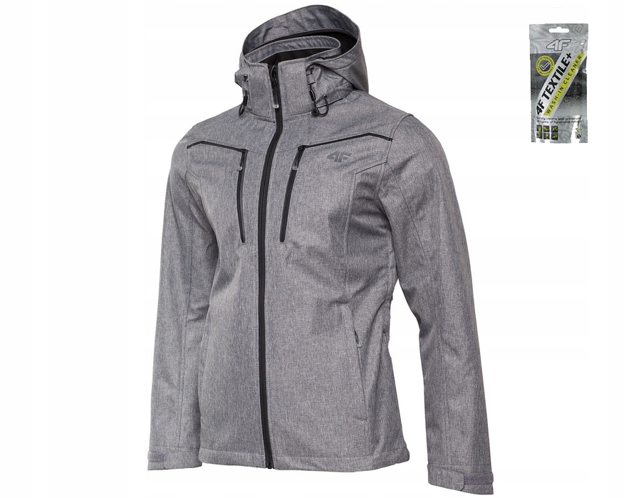 KURTKA SOFTSHELL MĘSKA H4L18-SFM003 4F XXL TG