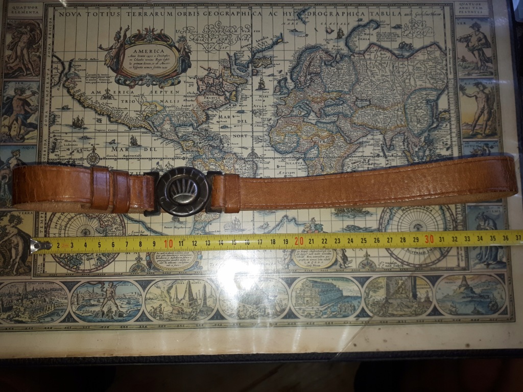 CZUWAJ, Pas Harcerski, skórzany unikatowy PAS