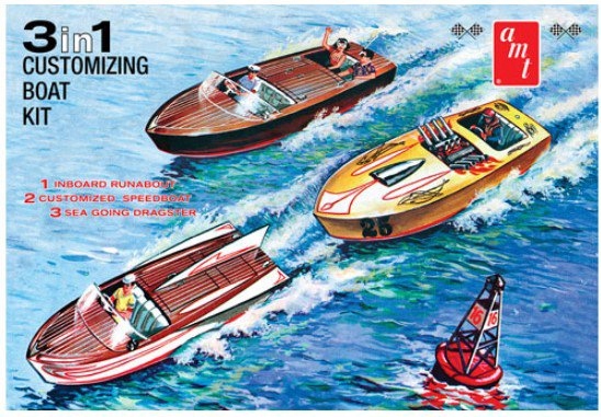 Model do sklejania Łódka łódź Boat (3w1)