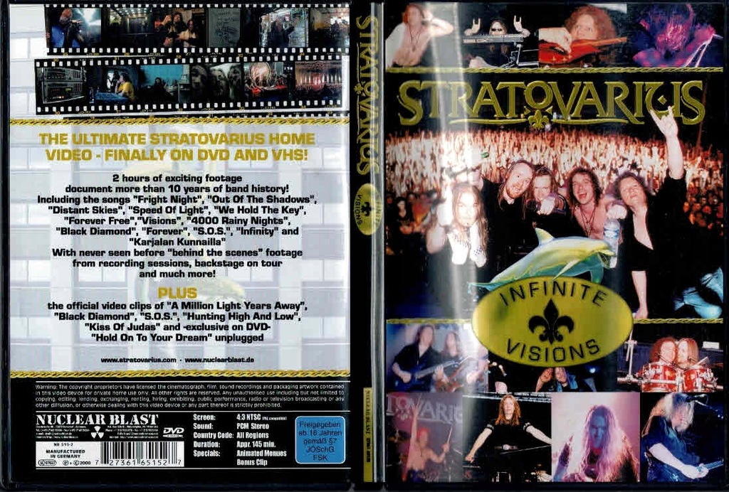 Stratovarius Infinite visions DVD Koncert