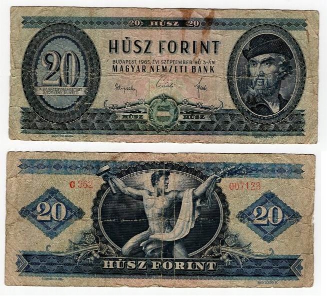 WĘGRY 1965 20 FORINT