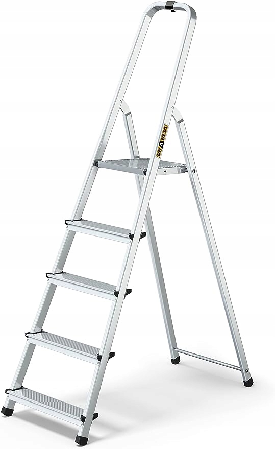 DRABEST DRABINA SCHODKOWA MAX 125KG 5 STOPNI 84393
