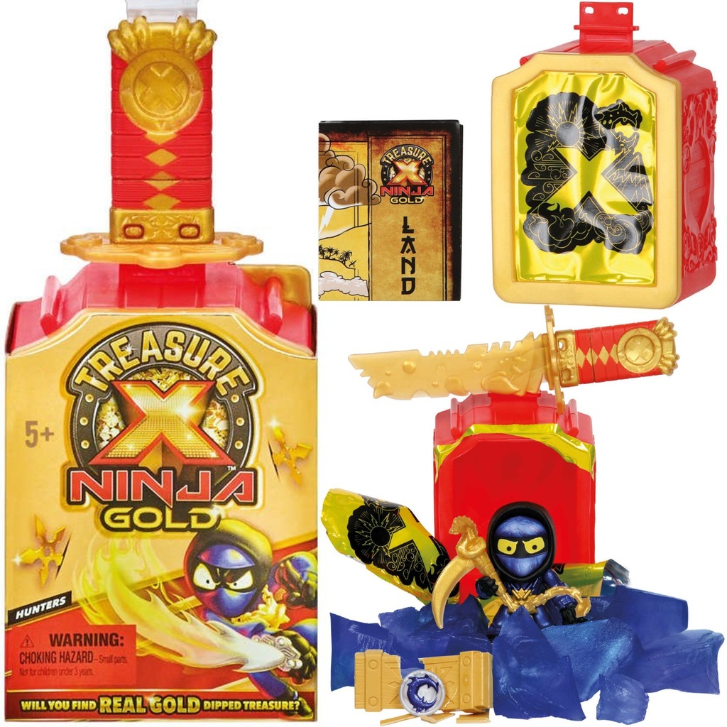 TREASURE X NINJA GOLD ŁOWCA FIGURKA +AKC COBI TV 10507986518