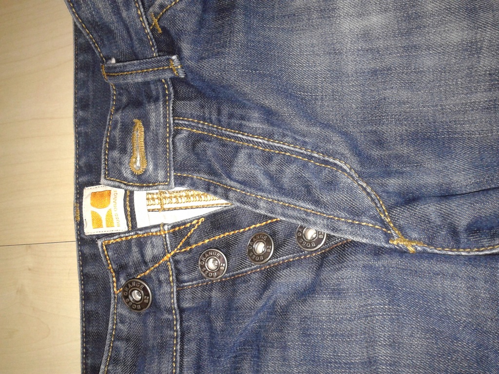 hugo boss orange spodnie 36/32 35/34 ocean jeans