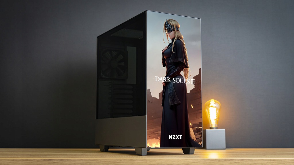 NZXT H510 DARK SOULS 3 Skin Naklejka Sticker PC