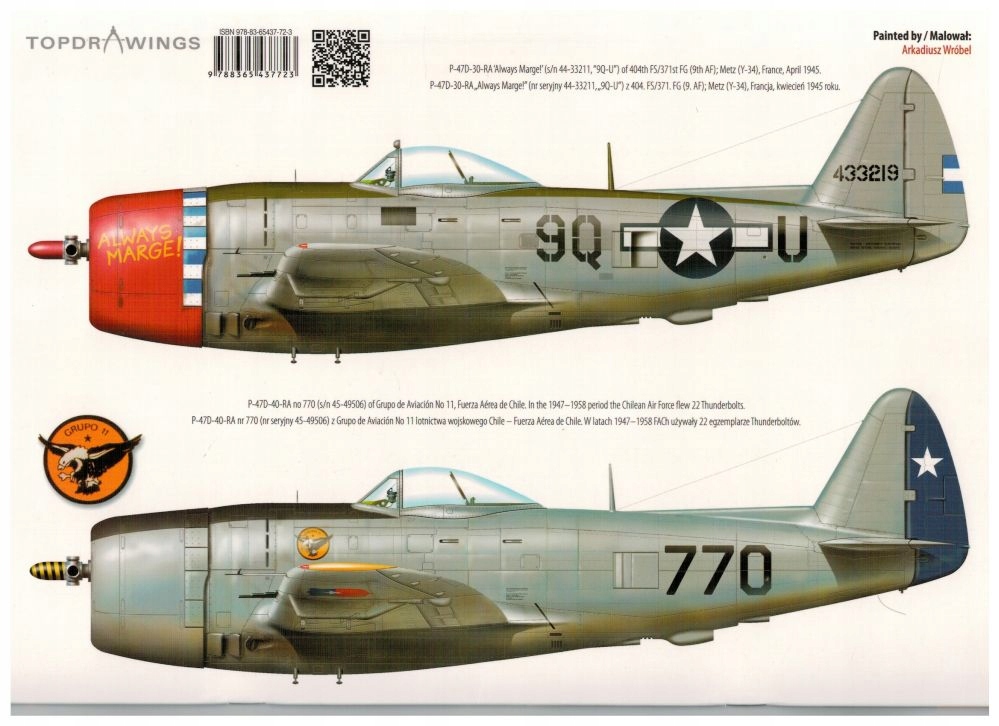 Купить Republic P-47 D Thunderbolt - Кагеро Чертежи: отзывы, фото, характеристики в интерне-магазине Aredi.ru