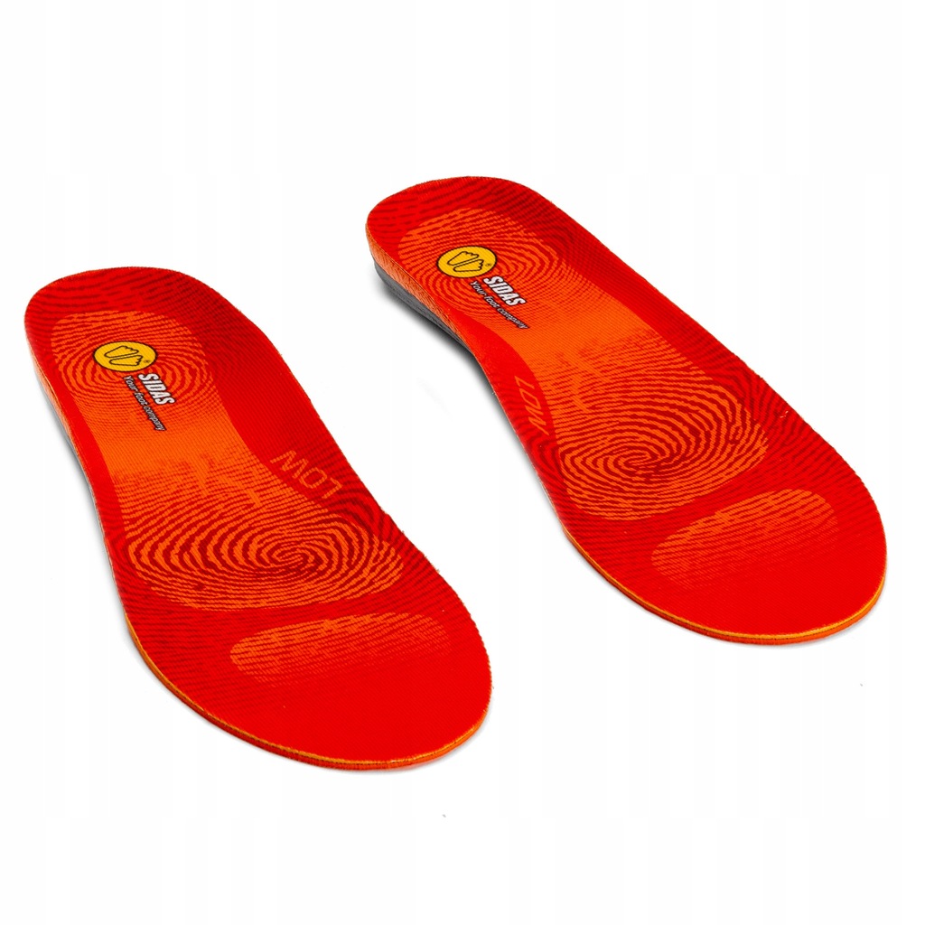 Wkładki do butów narciarskich SIDAS Winter 3Feet Low pomarańczowe 953981 XL