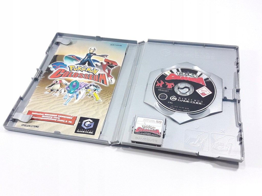 Gra Pokemon Colosseum Nintendo Gamecube + Karta