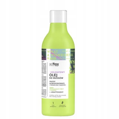 so!flow by Vis Plantis Olej do włosów niskoporowatych, 150ml