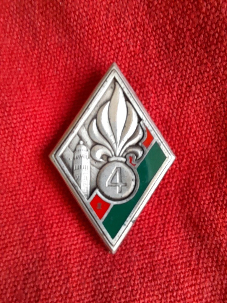 Legia Cudzoziemska 4 RE odznaka