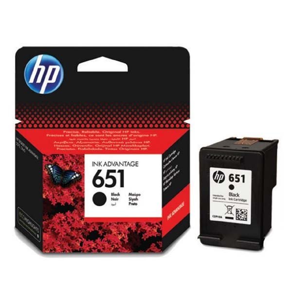 HP oryginalny ink / tusz C2P10AE, HP 651, black, 600s, HP DeskJet IA 5645,