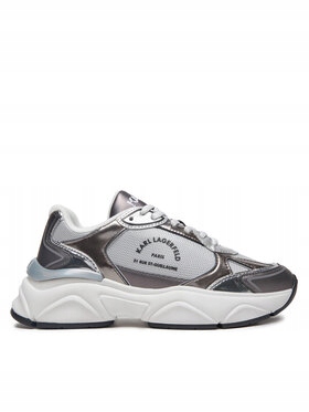 karl lagerfeld Sneakersy Komet KL65638M Srebrny