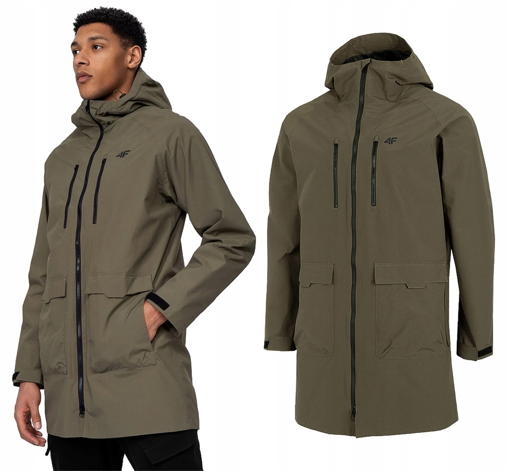 福まつ 4F MĘSKA KURTKA PARKA MIEJSKA MEMBRANA 8000 XXL - 12269107179