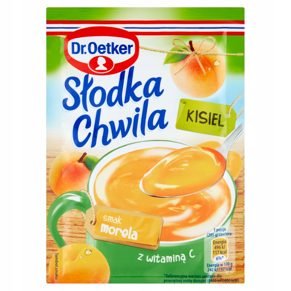 Dr. Oetker Słodka Chwila Kisiel Smak Morela 30 G