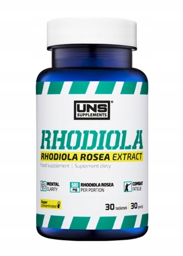 UNS RHODIOLA ROSEA EXTRACT 30t STRES DEPRESJA BCM!