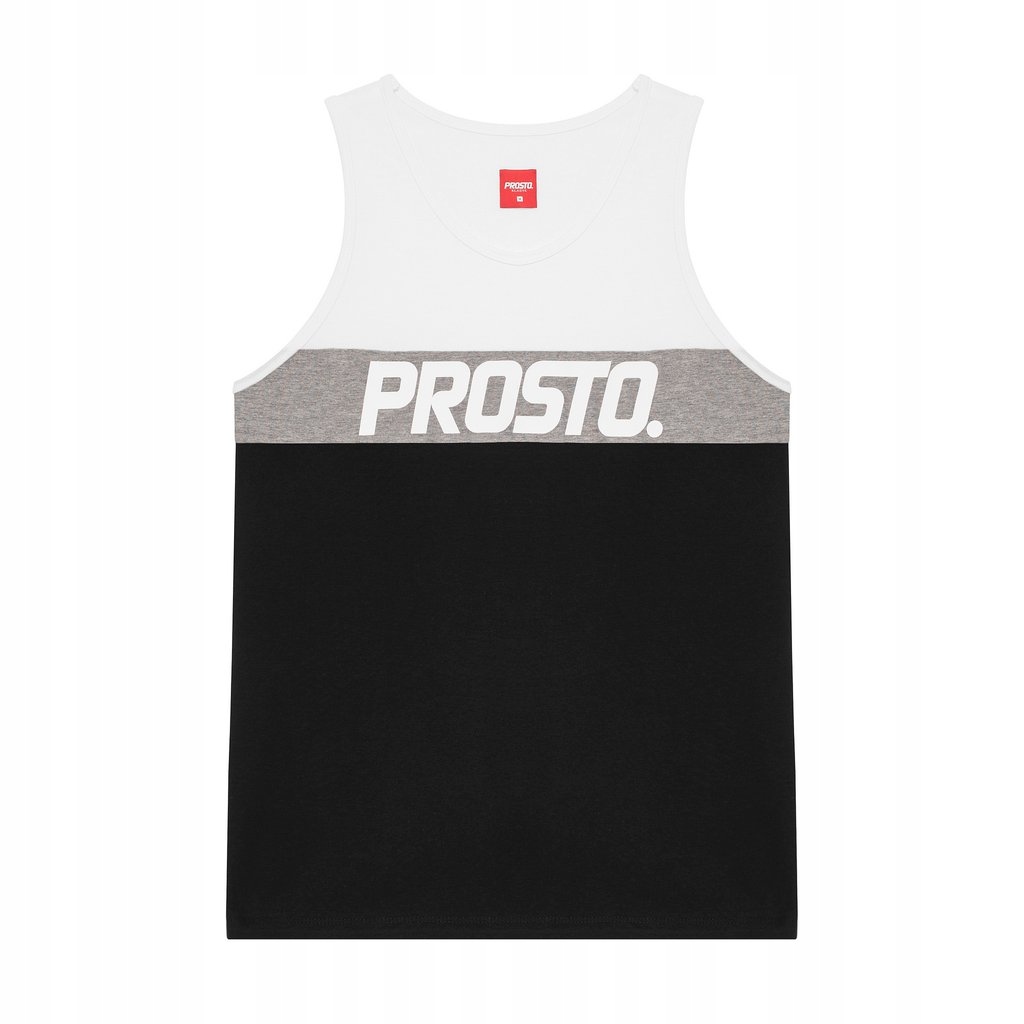 PROSTO Koszulka TANK TOP FLOORS BLACK / L