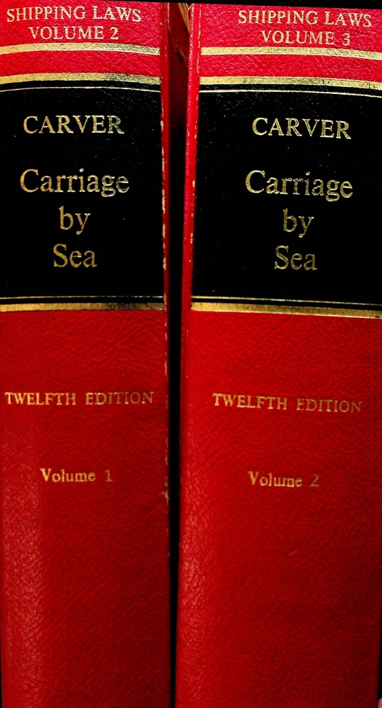 Carver s Carriage by sea volume I i II