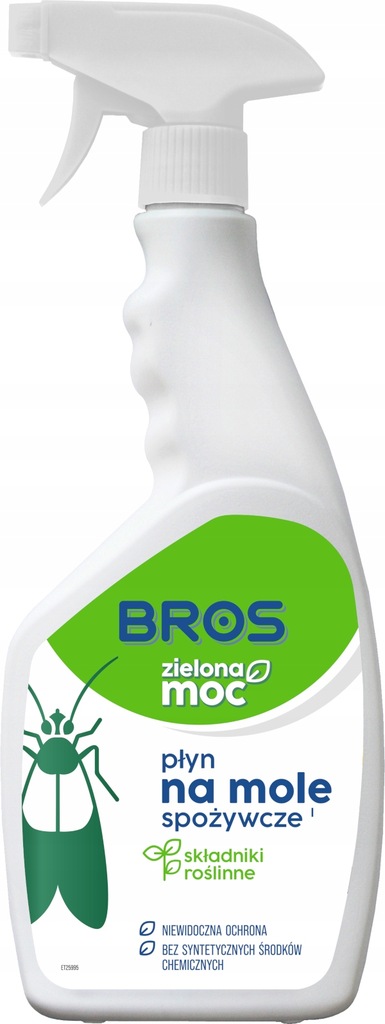 SPRAY NA MOLE SPOŻYWCZE Bros 500ml zielona moc