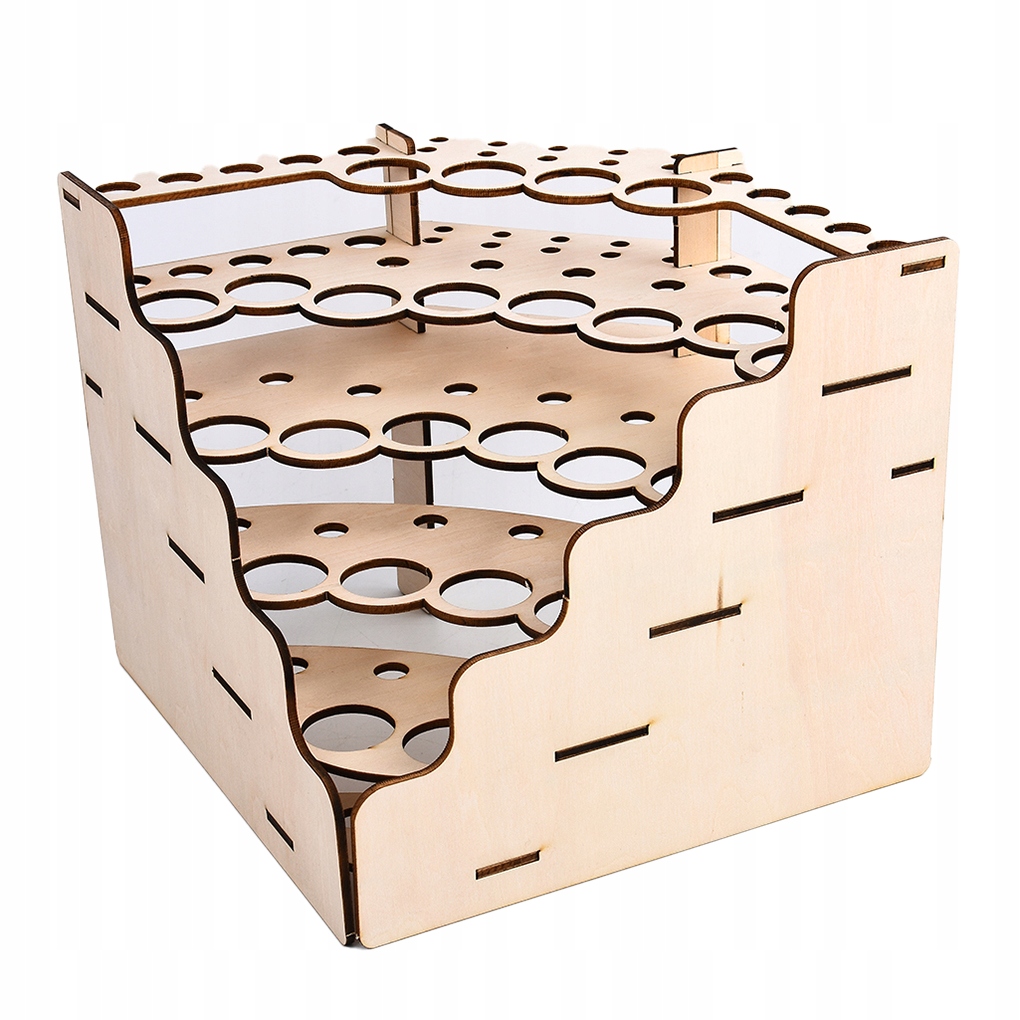 Kowaku Bastelfarben Organizer - Aufbewahrungsregal Für Stempelkissen & Farben | 36 Fächer PVC Aufbewahrung Gestell