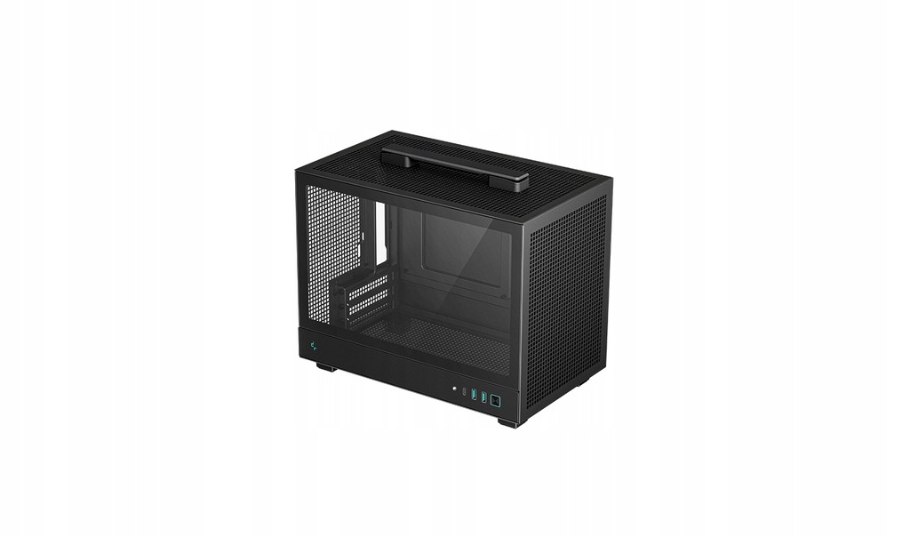 Ultraprzenośna obudowa Deepcool | CH160 | Czarna | Mini-ITX | Zasilacz w ze