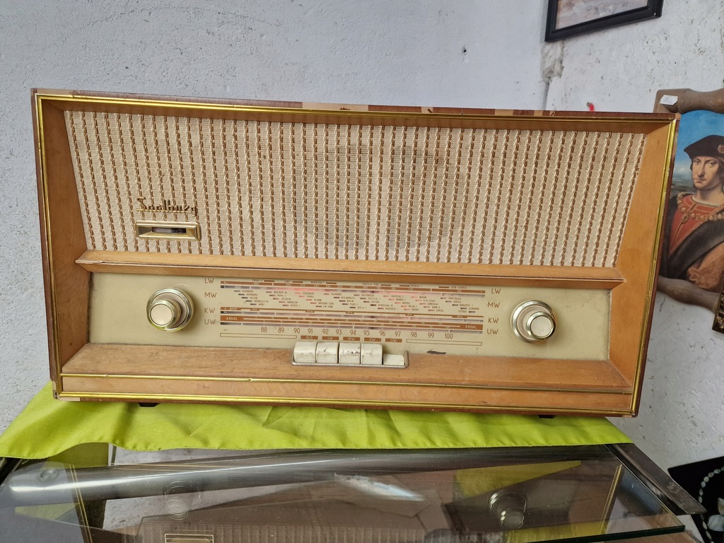 RFT SAALBURG 5170 A STARE RADIO LAMPOWE VINTAGE