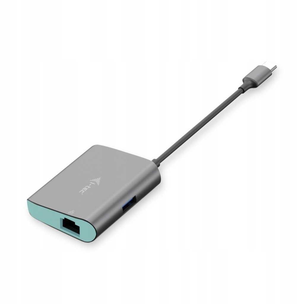 USB-C Metal HUB z adapterem Gigabit Ethernet 1x,