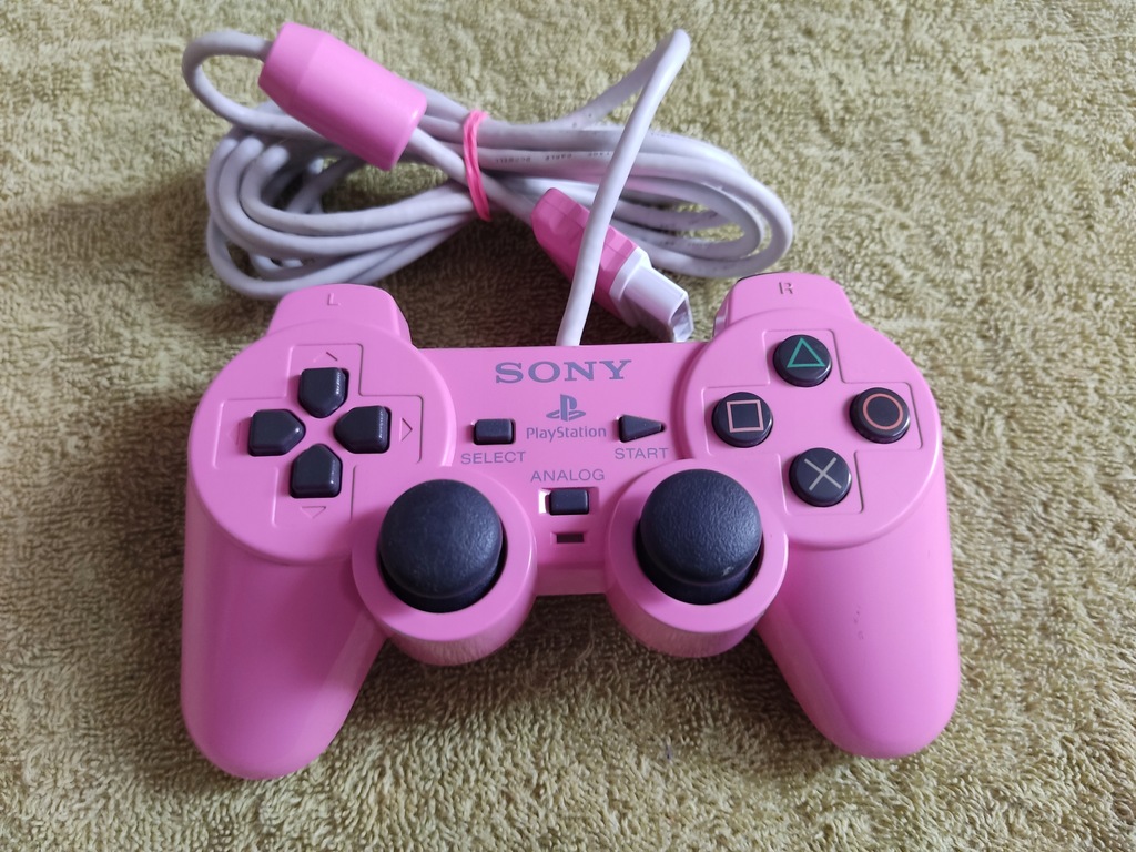 Oryginalny pad do PlayStation 2 - Pink