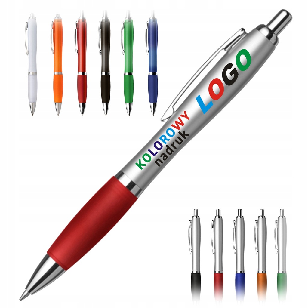 Długopisy reklamowe CARLOS z nadrukiem logo 100szt