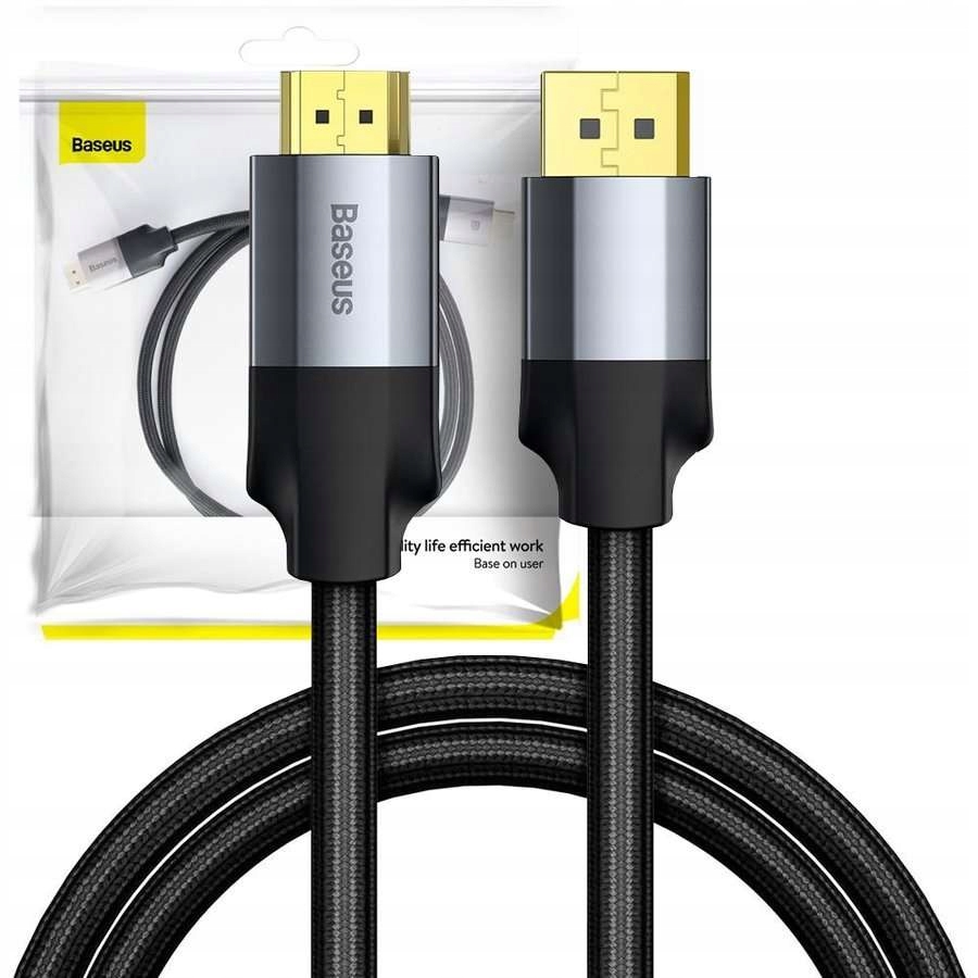 Купить КАБЕЛЬ-АДАПТЕР BASEUS DISPLAYPORT К HDMI 4K HD 2M: отзывы, фото, характеристики в интерне-магазине Aredi.ru