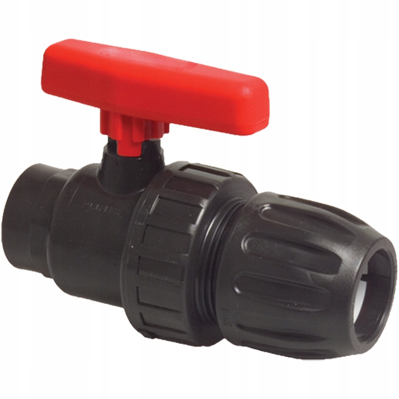 Zawór kulowy ręczny 3/4 IG x 25mm z PCV PE 10 BAR