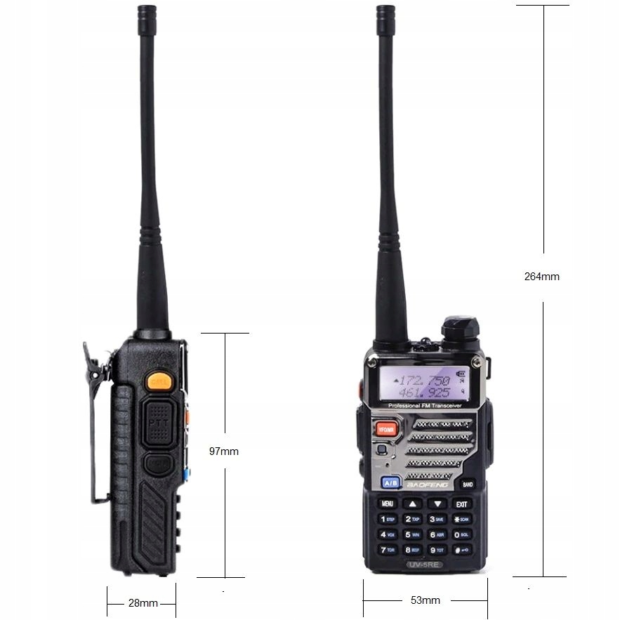 Купить Рация Baofeng UV-5RE 8 Вт proFM: отзывы, фото, характеристики в интерне-магазине Aredi.ru