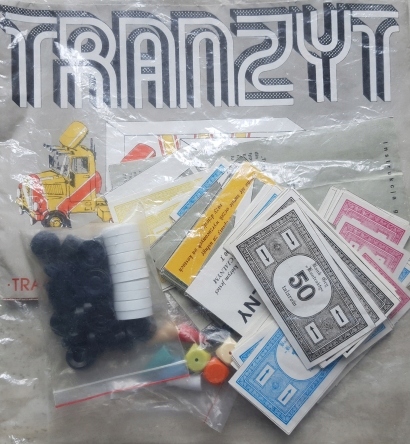 Tranzyt - gra planszowa z PRL-u