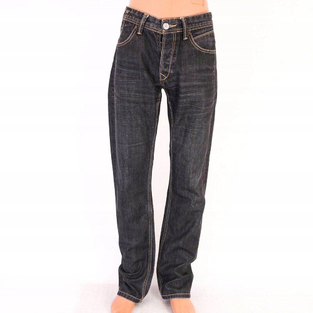 DESIGUAL SPODNIE MĘSKIE JEANSY SZARE SIZE *34*