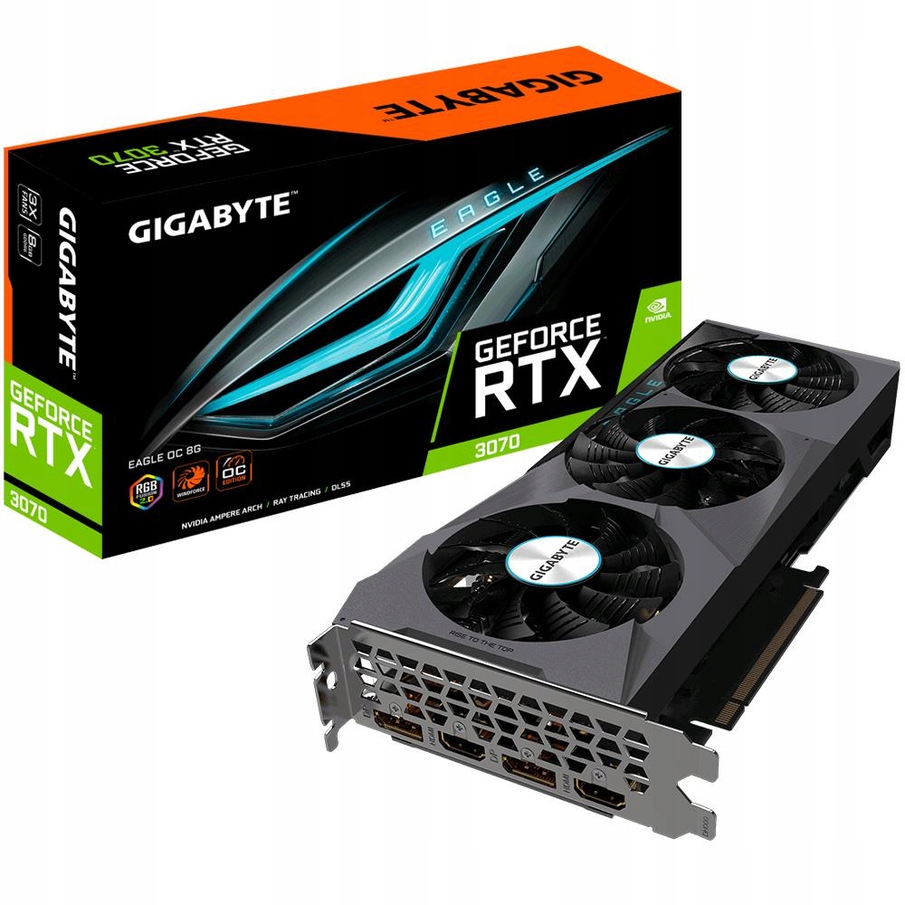 Karta Graficzna Gigabyte GeF RTX 3070 EAGLE OC 8G