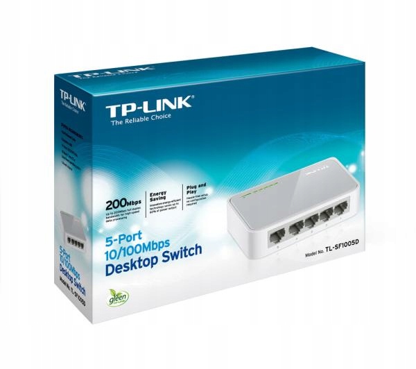 Купить Коммутатор TP-LINK TL-SF1005D 5 LAN ПОРТОВ 10/100 Мбит/с: отзывы, фото, характеристики в интерне-магазине Aredi.ru