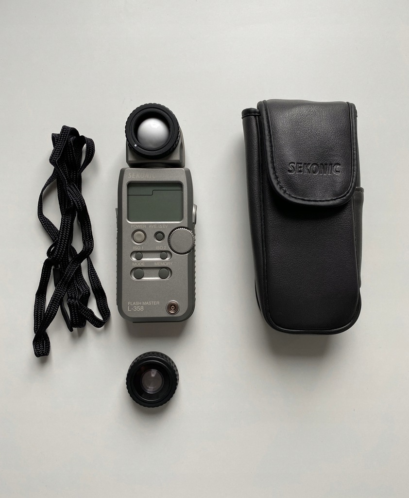 Sekonic L-358 Flash Master + Pasek + Etui+Soczewka