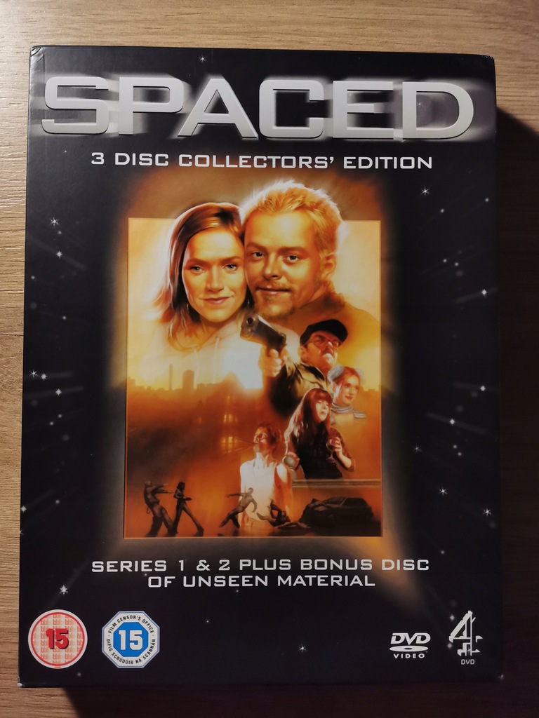 SPACED (1999-2001) Simon Pegg *kompletny serial 3xDVD