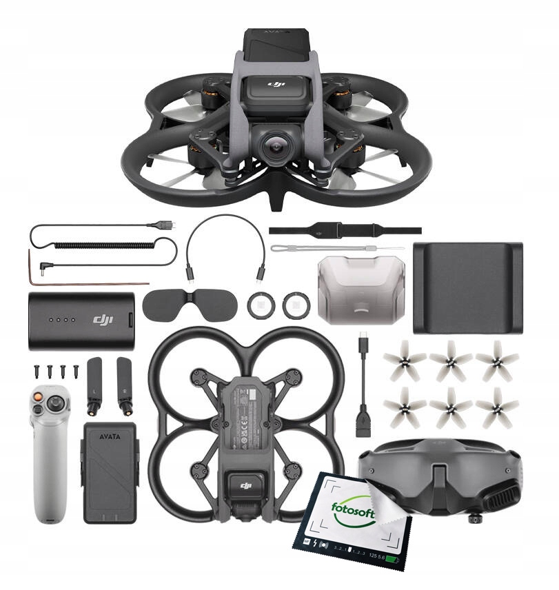 Dron DJI Avata Pro-View Combo - DRON - KONTROLER - GOGGLE