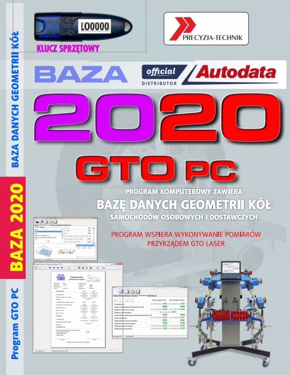 GTO PC dane do geometrii kół - 2020, dane wzorcowe