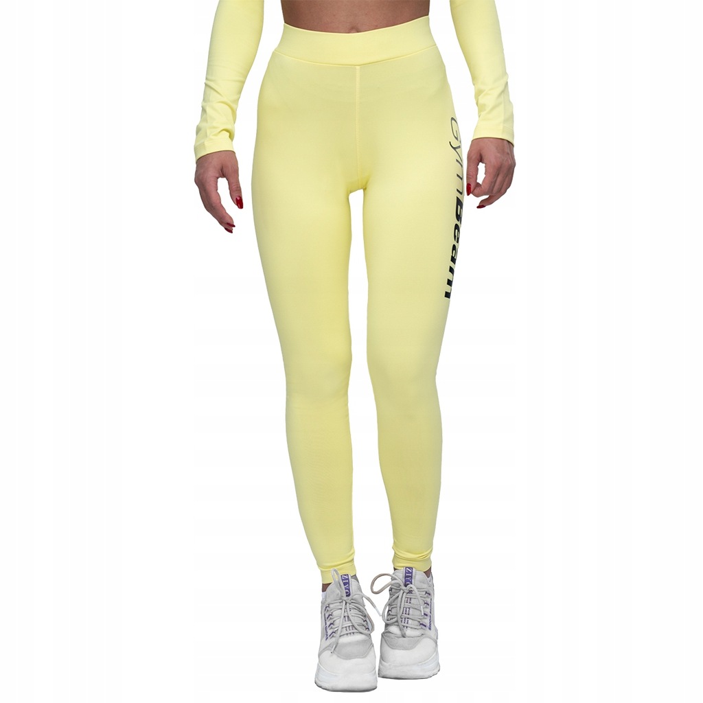 DAMSKIE LEGGINSY FITNESS SIŁOWNIA LEMON GymBeam XS